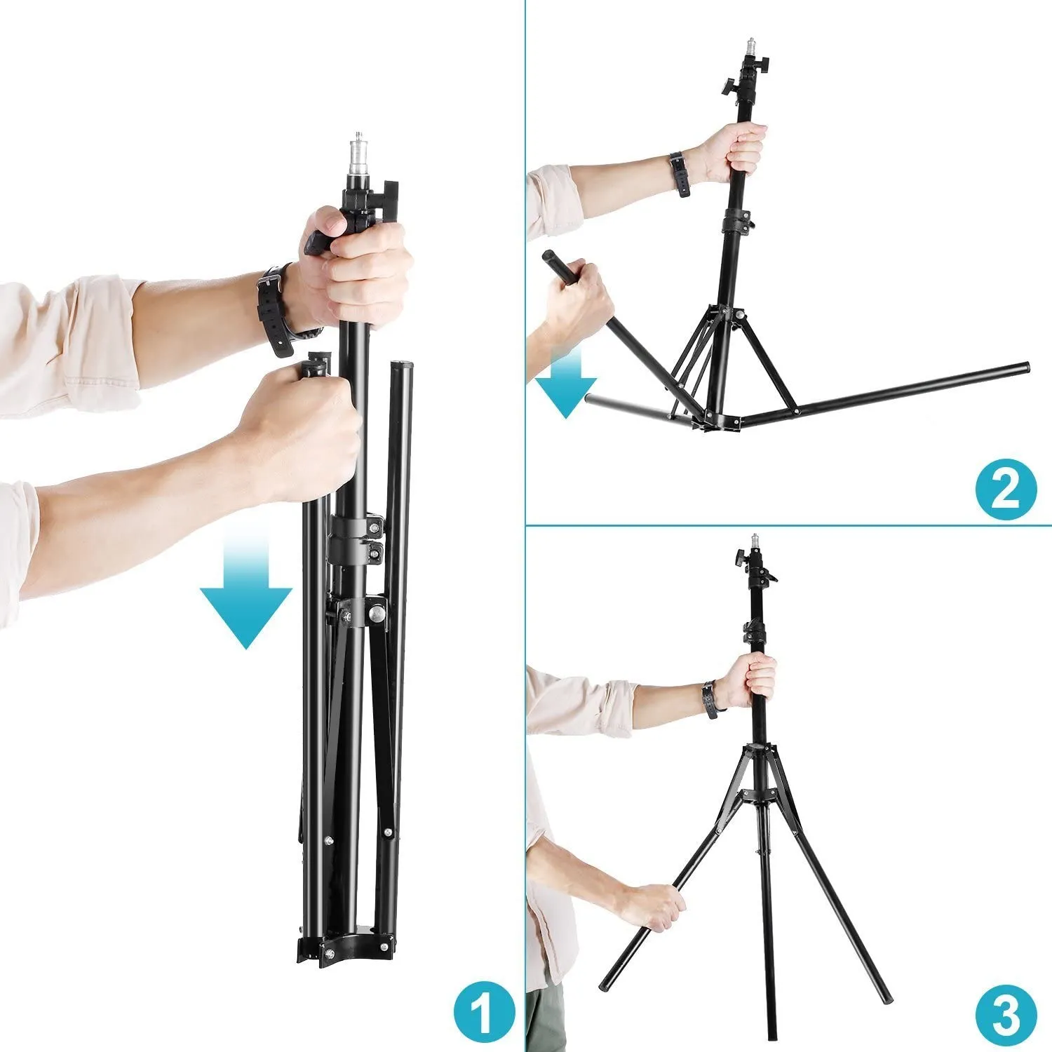 Ring Light 18 Inch 65W LED Ringlight Kit with Tripod Stand with Phone Holder Adjustable Color Temperature Circle MUA Lighting for iPhone Camera for for Vlog, Makeup, YouTube, Video Shooting, Selfie
