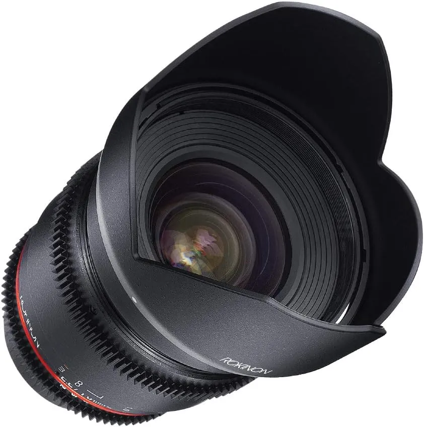 Rokinon CV16M-N 16mm T2.2 Cine Wide Angle Lens for Nikon F Mount Cameras