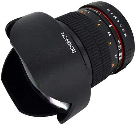 Rokinon FE14M-C 14mm F2.8 Ultra Wide Lens for Canon (Black)