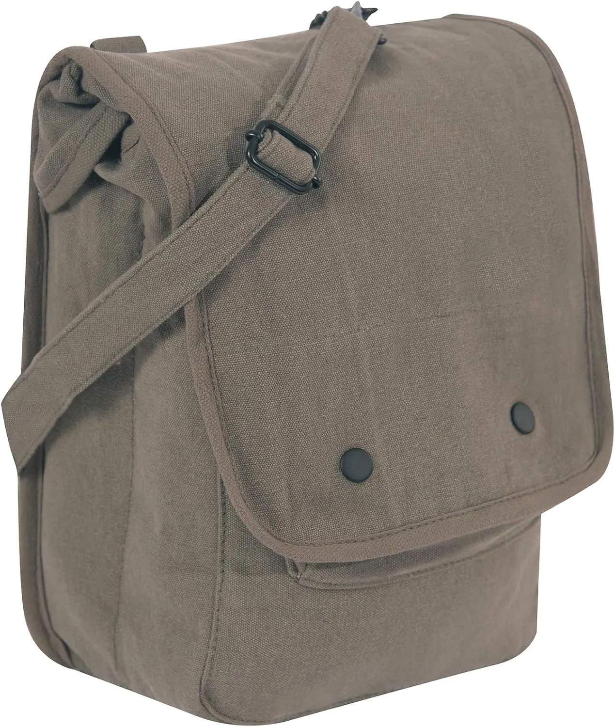 Rothco Vintage Canvas Map Case Crossbody Shoulder Bag, Olive Drab