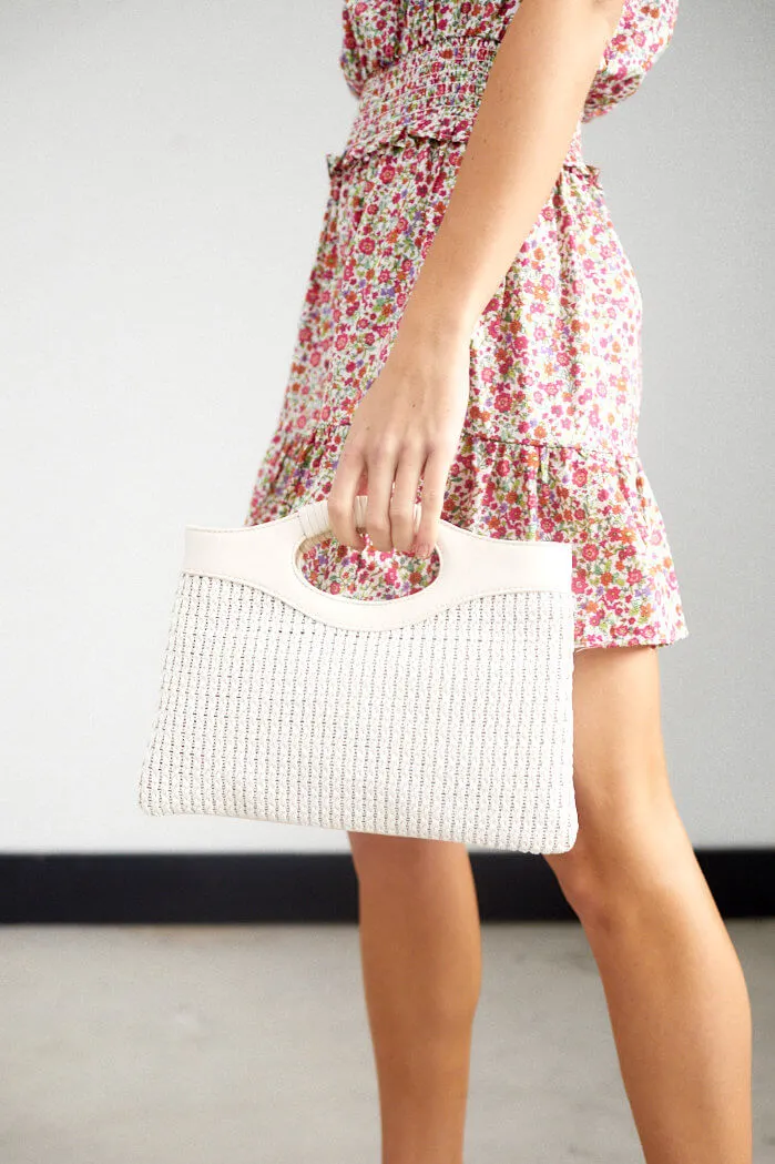 SALE - Lara Woven Crossbody with Strap