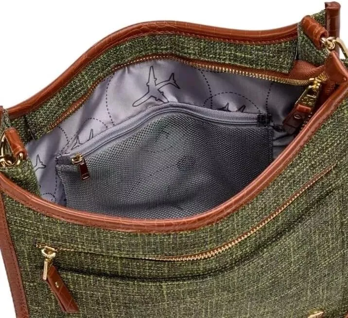 Samantha Brown To-Go Tweed Crossbody