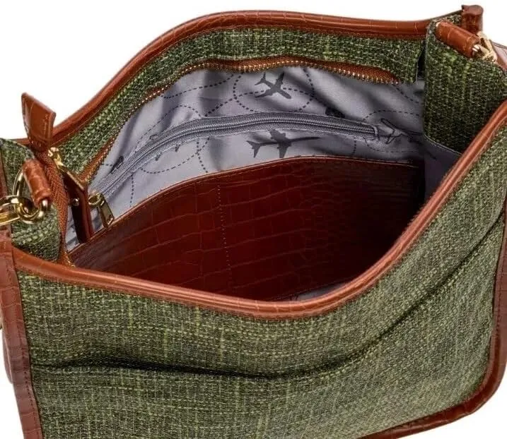 Samantha Brown To-Go Tweed Crossbody