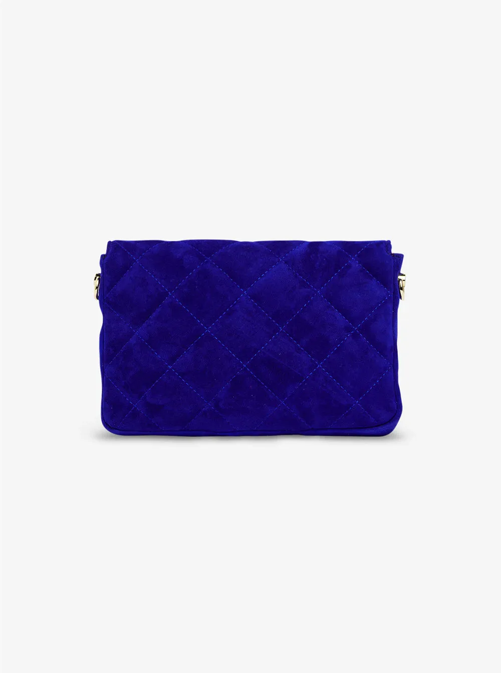 Sarah Crossbody - Cobalt Suede