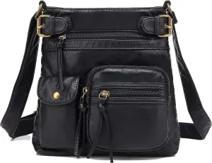 Scarleton Crossbody Bags for Women Purses and Handbags Multi Pocket Shoulder Bag Faux Leather Small, H1833