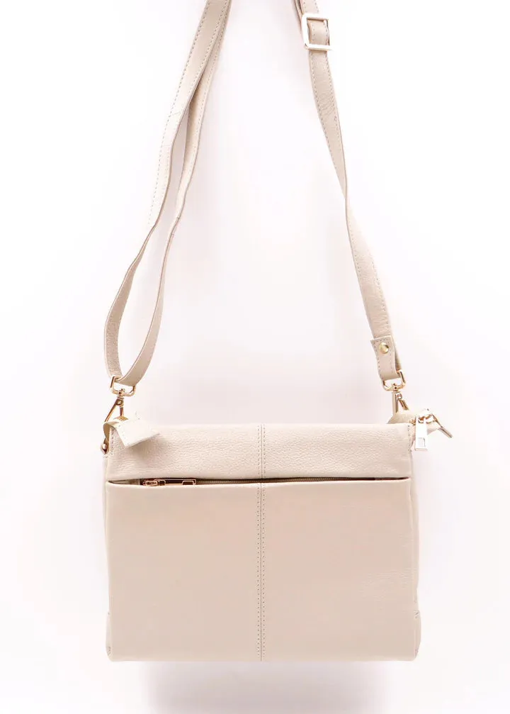 Second Nature Multi Pocket Leather Handbag