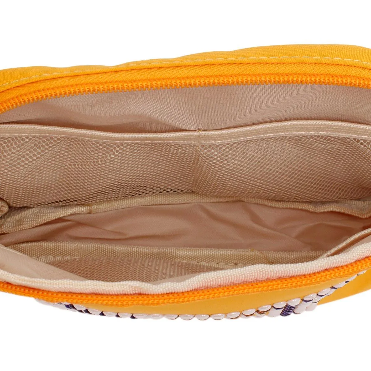 SGRHO Yellow Canvas Crossbody Waist Bag
