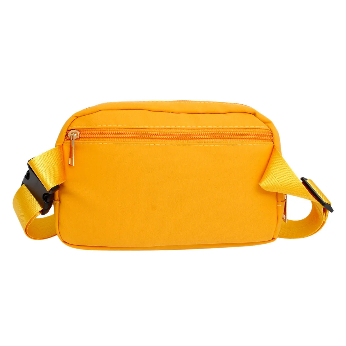 SGRHO Yellow Canvas Crossbody Waist Bag