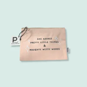 She Adores Pretty Little Things - Canvas Pouch