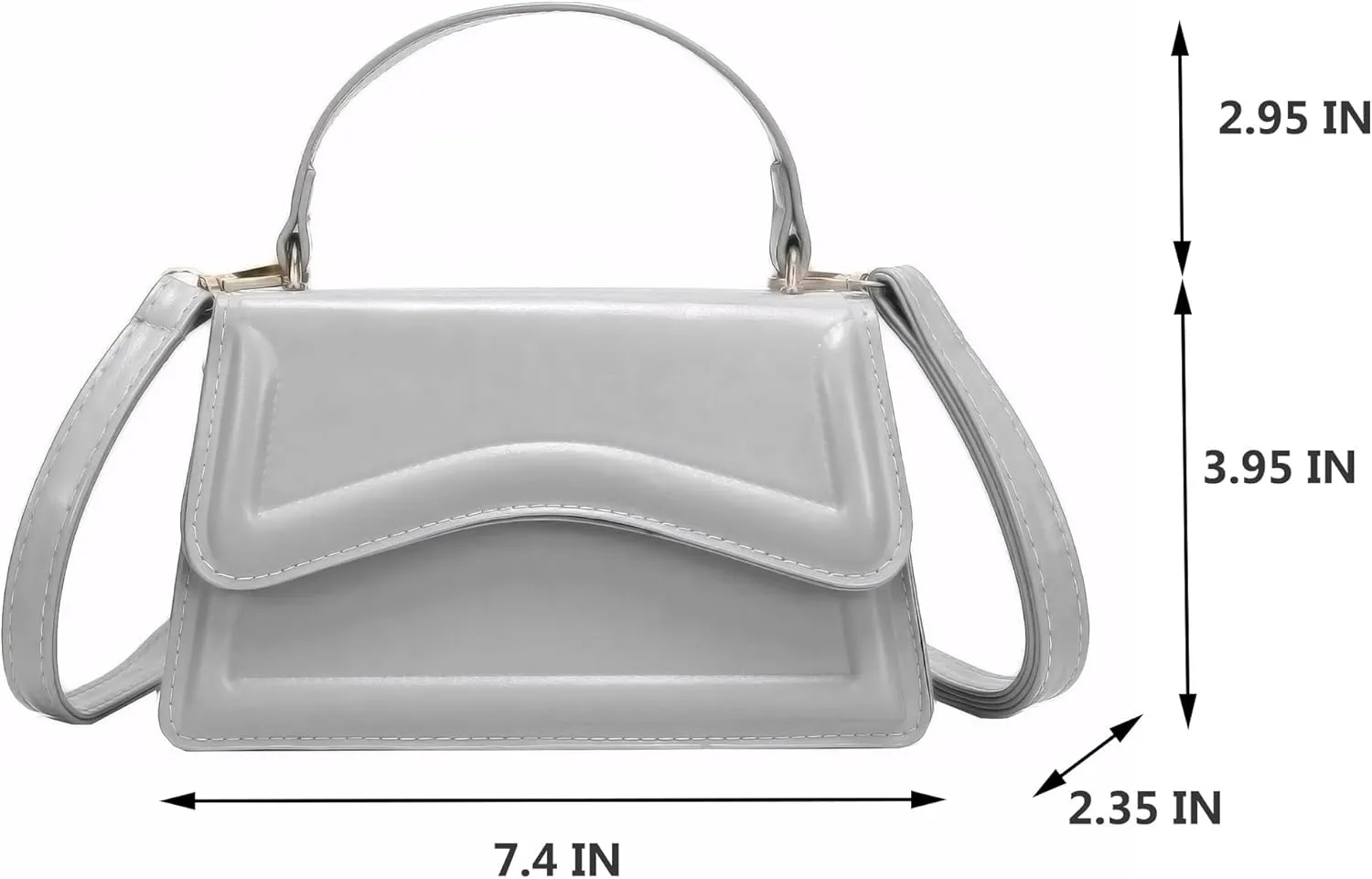 SHUIANGRAN Stylish and Simple Crossbody Bag Small Square bag Purses for Women Satchel Shoulder bag Bag Purse