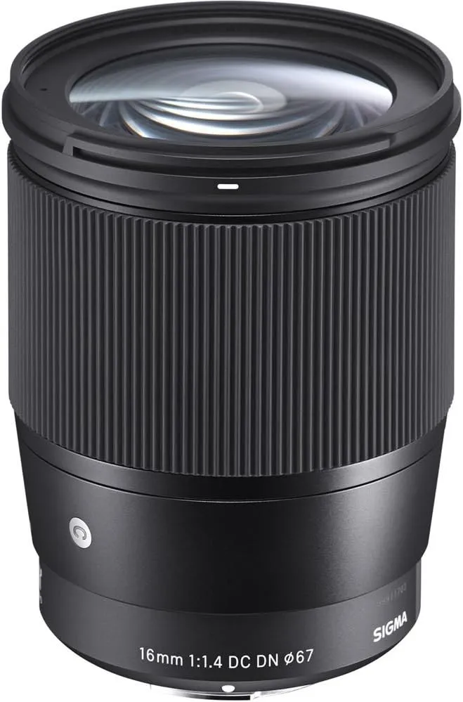 Sigma 16mm f/1.4 DC DN Contemporary Lens for Sony E (402965) Black