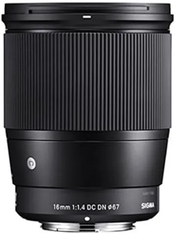 Sigma 16mm f/1.4 DC DN Contemporary Lens for Sony E (402965) Black