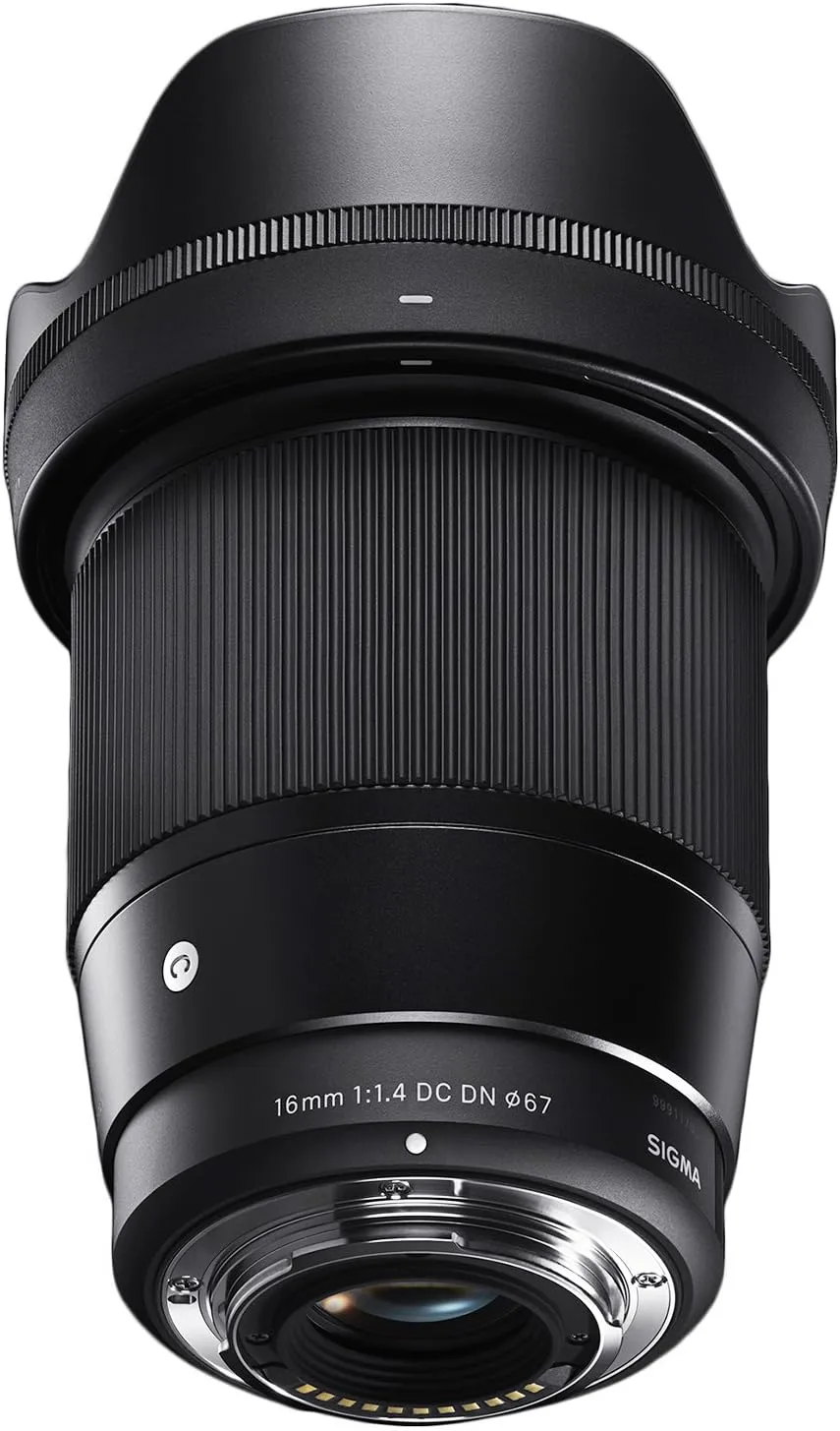 Sigma 16mm f/1.4 DC DN Contemporary Lens for Sony E (402965) Black