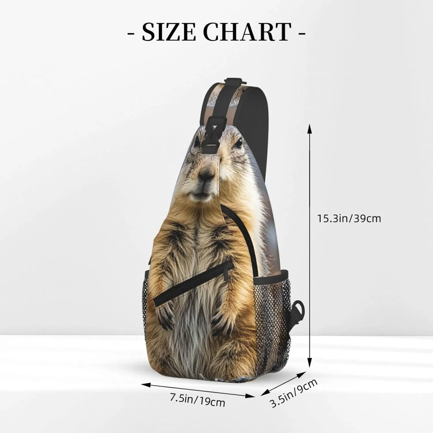 Sling Bag for Men Women Crossbody Backpack raccoon Crossbody Bag Chest Bag for Travel Sport