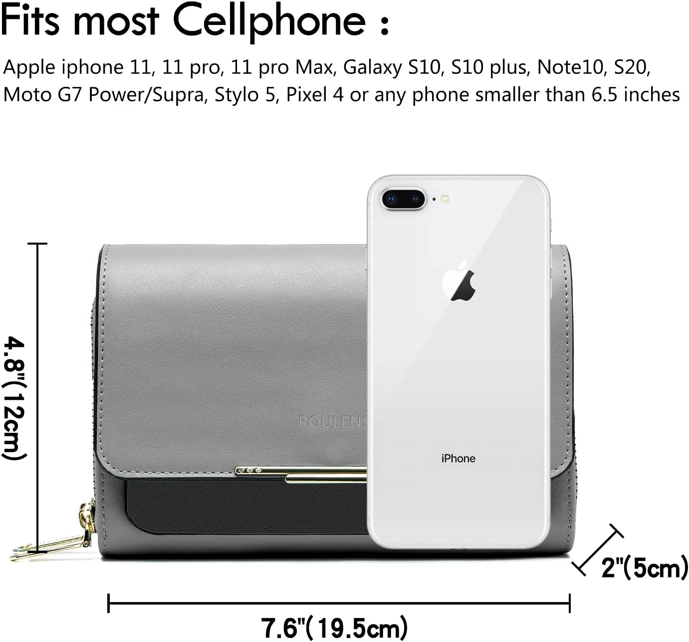 Small Crossbody Bag for Women,Cell Phone Purse Women's Shoulder Handbags Wallet Purse with Credit Card Slots