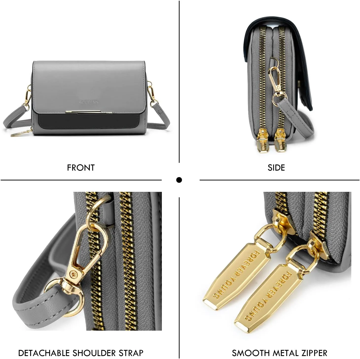 Small Crossbody Bag for Women,Cell Phone Purse Women's Shoulder Handbags Wallet Purse with Credit Card Slots