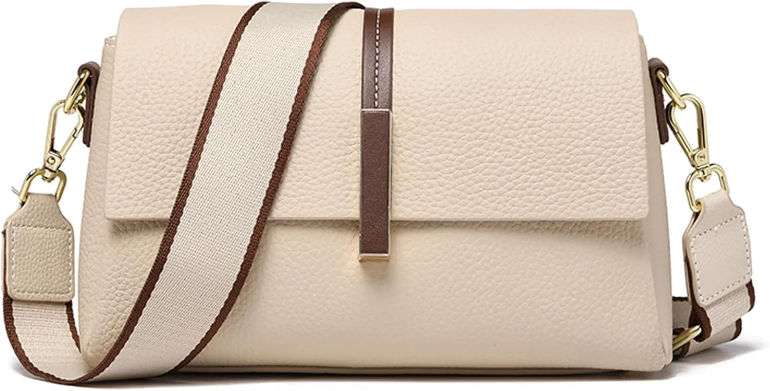 Small Crossbody Bags for Women - Large Capacity Multi-Compartment Purse with 2 Detachable Shoulder Straps​