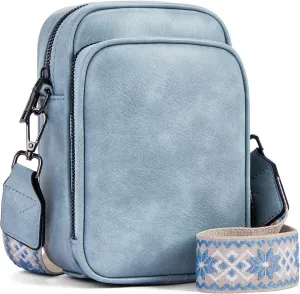 Small Crossbody Bags for Women Trendy,Vegan Leather Cell Phone Purse Crossbody Handbag Purse with Built in Wallet