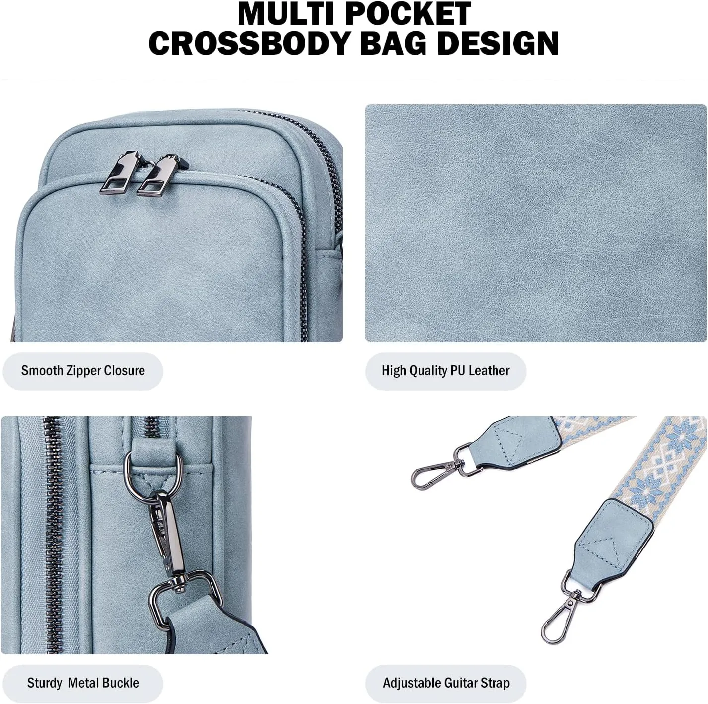 Small Crossbody Bags for Women Trendy,Vegan Leather Cell Phone Purse Crossbody Handbag Purse with Built in Wallet