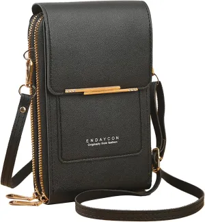 Small Crossbody Cell Phone Bag for Women, Mini Shoulder Purse with Credit Card Slots