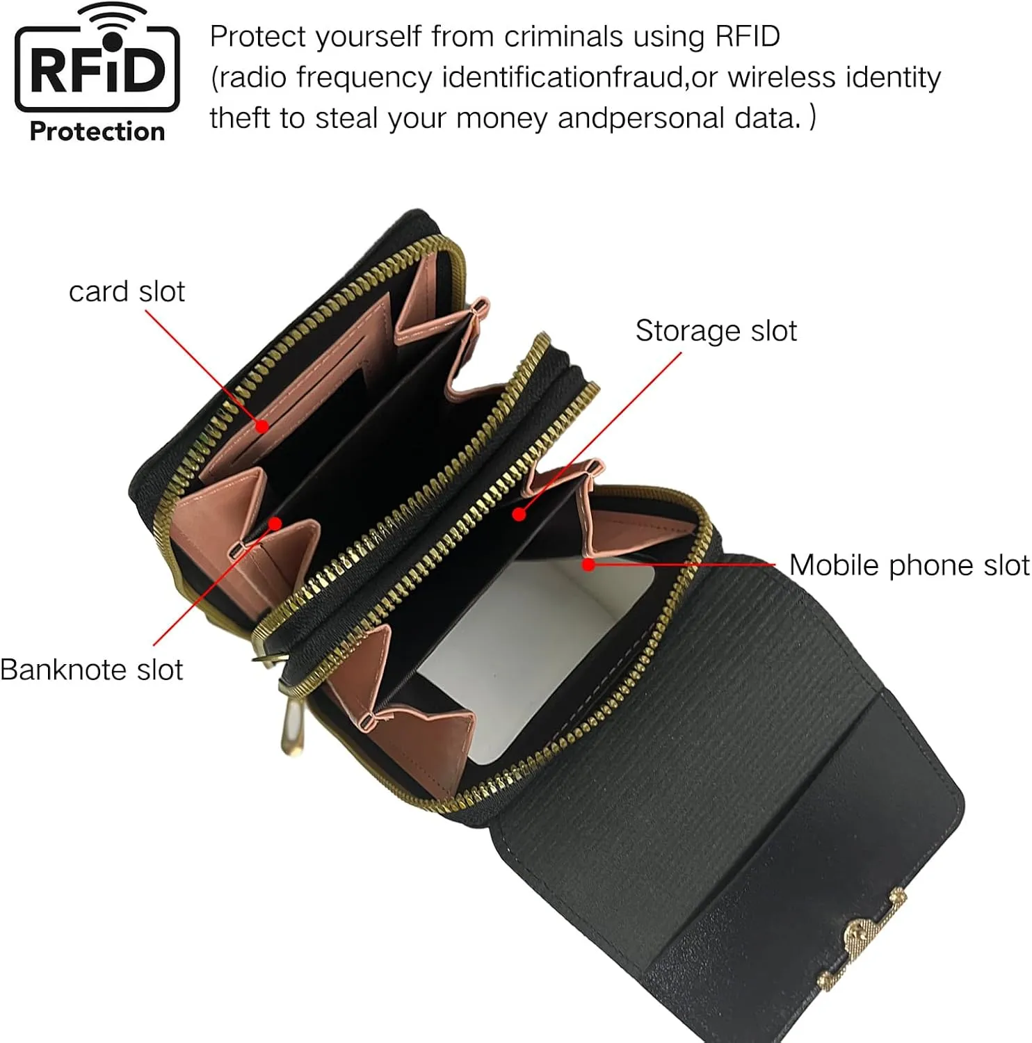 Small Crossbody Cell Phone Bag for Women, Mini Shoulder Purse with Credit Card Slots