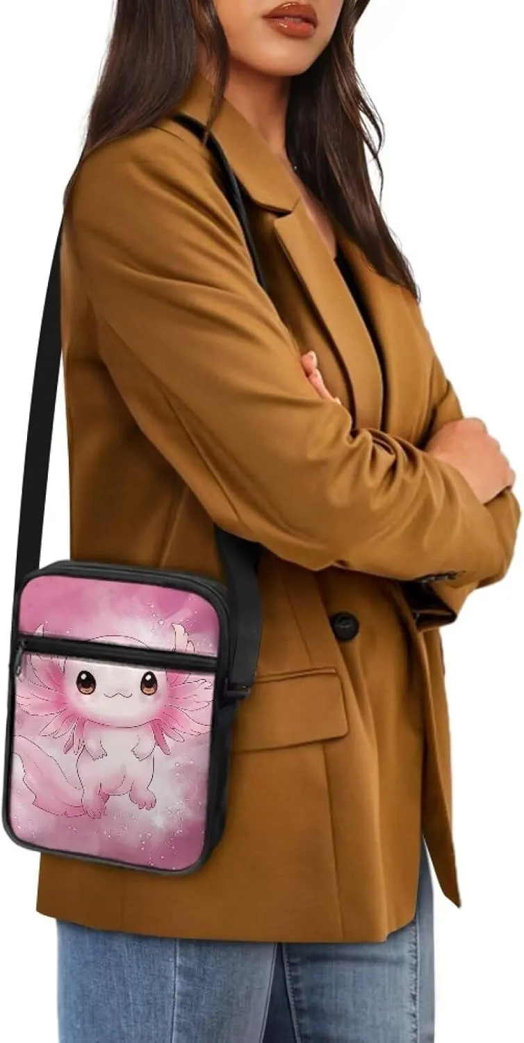 Small Messenger Bag Purse Crossbody Bag with Adjustable Strap for Women Men for Travel Outdoor Sports