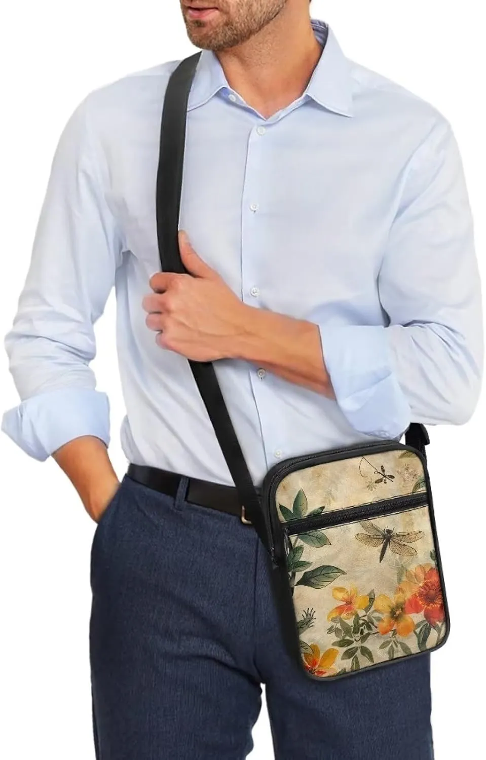 Small Messenger Bag Purse Crossbody Bag with Adjustable Strap for Women Men for Travel Outdoor Sports