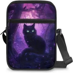 Small Messenger Bag Purse Crossbody Bag with Adjustable Strap for Women Men for Travel Outdoor Sports