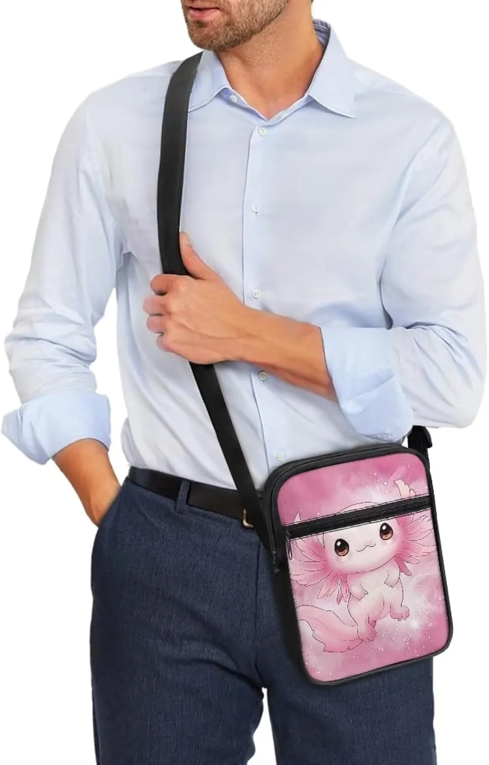 Small Messenger Bag Purse Crossbody Bag with Adjustable Strap for Women Men for Travel Outdoor Sports