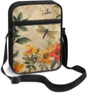 Small Messenger Bag Purse Crossbody Bag with Adjustable Strap for Women Men for Travel Outdoor Sports