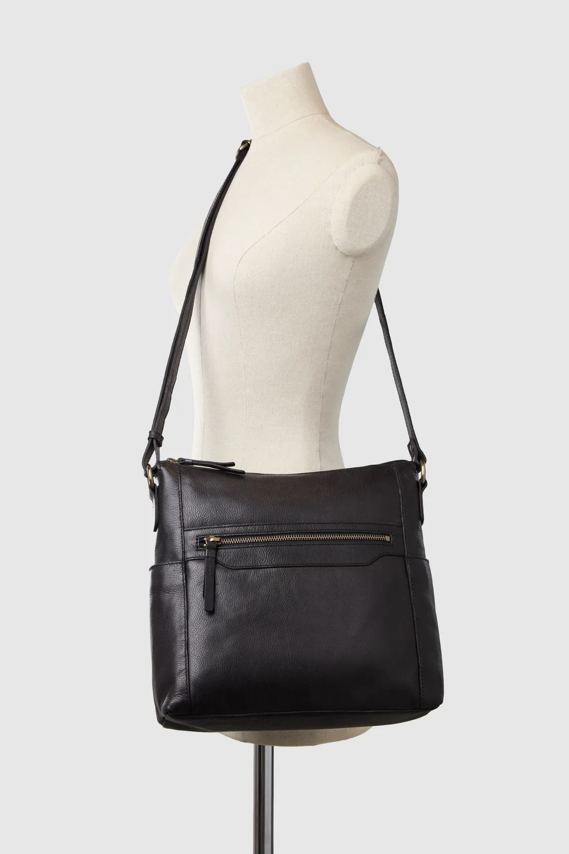 Sol Leather Large Crossbody Bag
