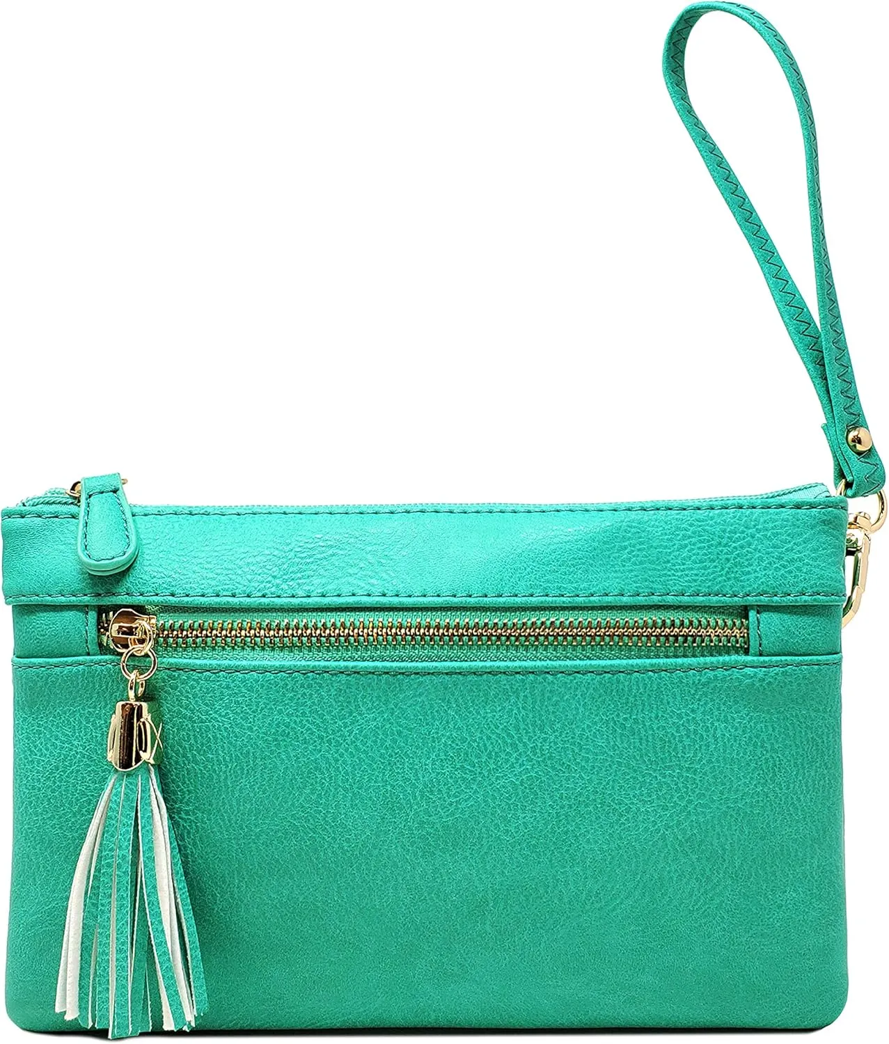 Solene Women's Lightweight Multi Compartment Wristlet Clutch Wallet Crossbody Bag