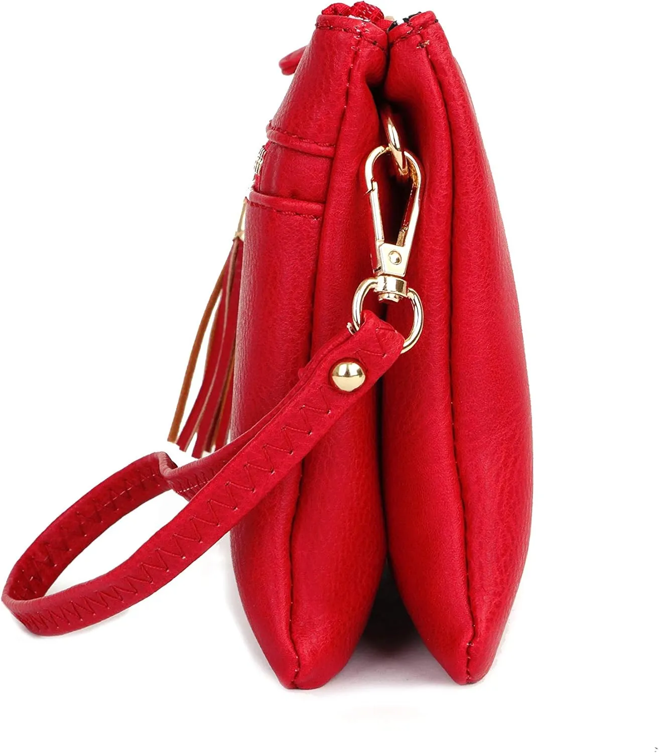 Solene Women's Lightweight Multi Compartment Wristlet Clutch Wallet Crossbody Bag