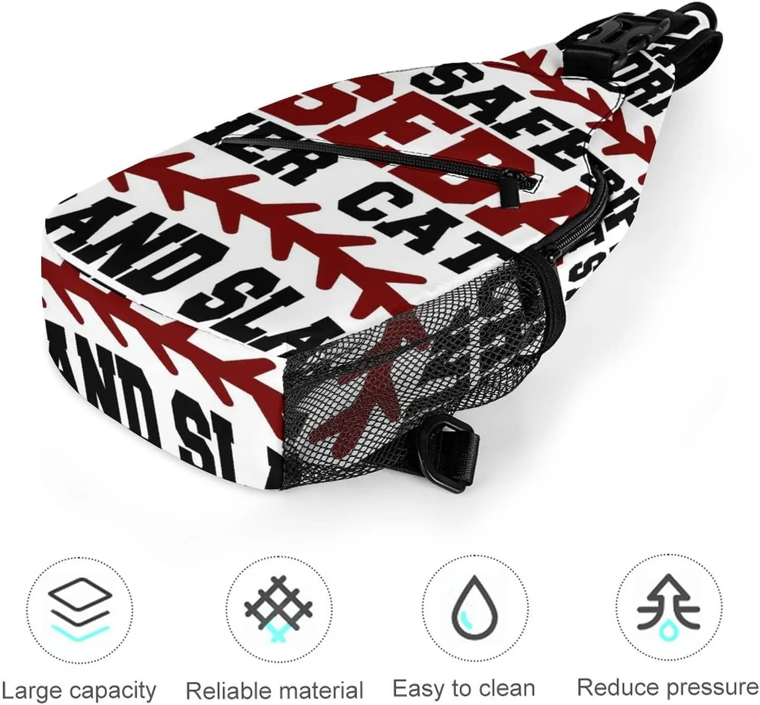 Sports Baseball Athletic Sling Bag Crossbody Shoulder Backpack Sportive Adjustable Lightweight Travel Hiking Casual Daypack for Men Women