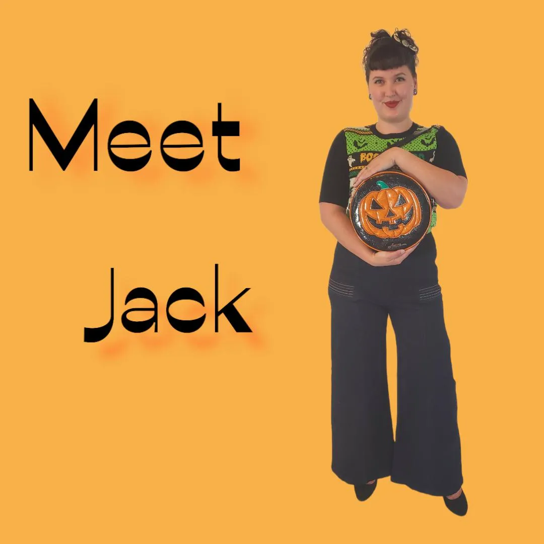 Star Struck Clothing Meet Jack! Handbag in Matte Black