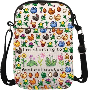Stardew Canvas Crossbody Bag Stardew Lover Gift Stardew Theme Gift