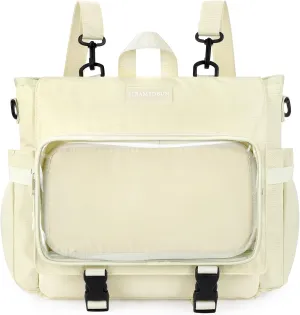STEAMEDBUN Kawaii Backpack for School，Cute Backpack for Teen Girls，Aesthetic Ita Backpack with Insert