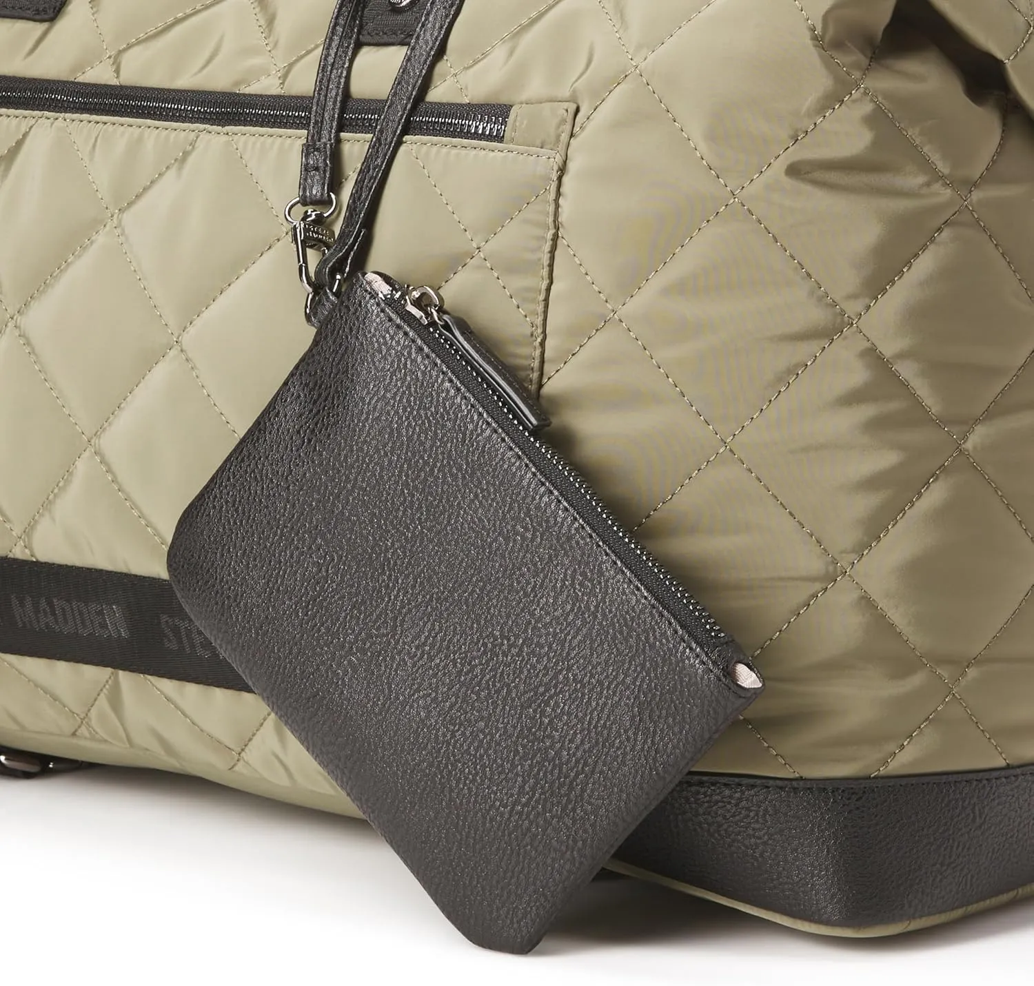 Steve Madden Amos Nylon Quilted Weekender