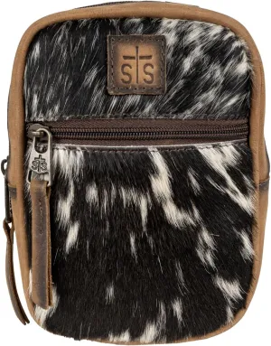 STS Ranchwear Womens Auzlyn Cowhide/Tan Leather Crossbody Bag
