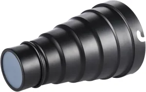 Studio Lighting Kit, Snoot with and Color Filters for Elinchrom Mount Strobe, Aluminum Alloy, Replacement for Impact EX, Calumet Genesis