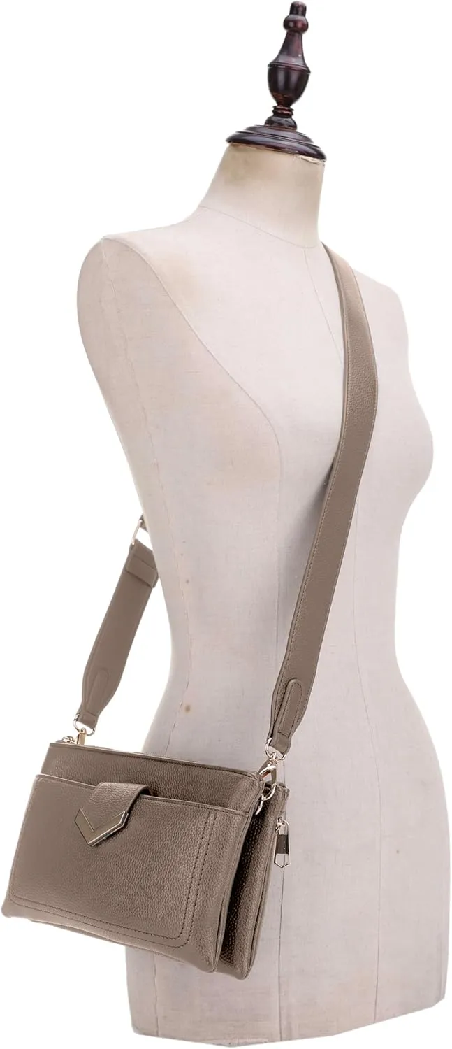Stylish Multi-Compartment Crossbody Bag – Perfect for Travel, Work, Daily Use, with Adjustable Strap & Secure Storage