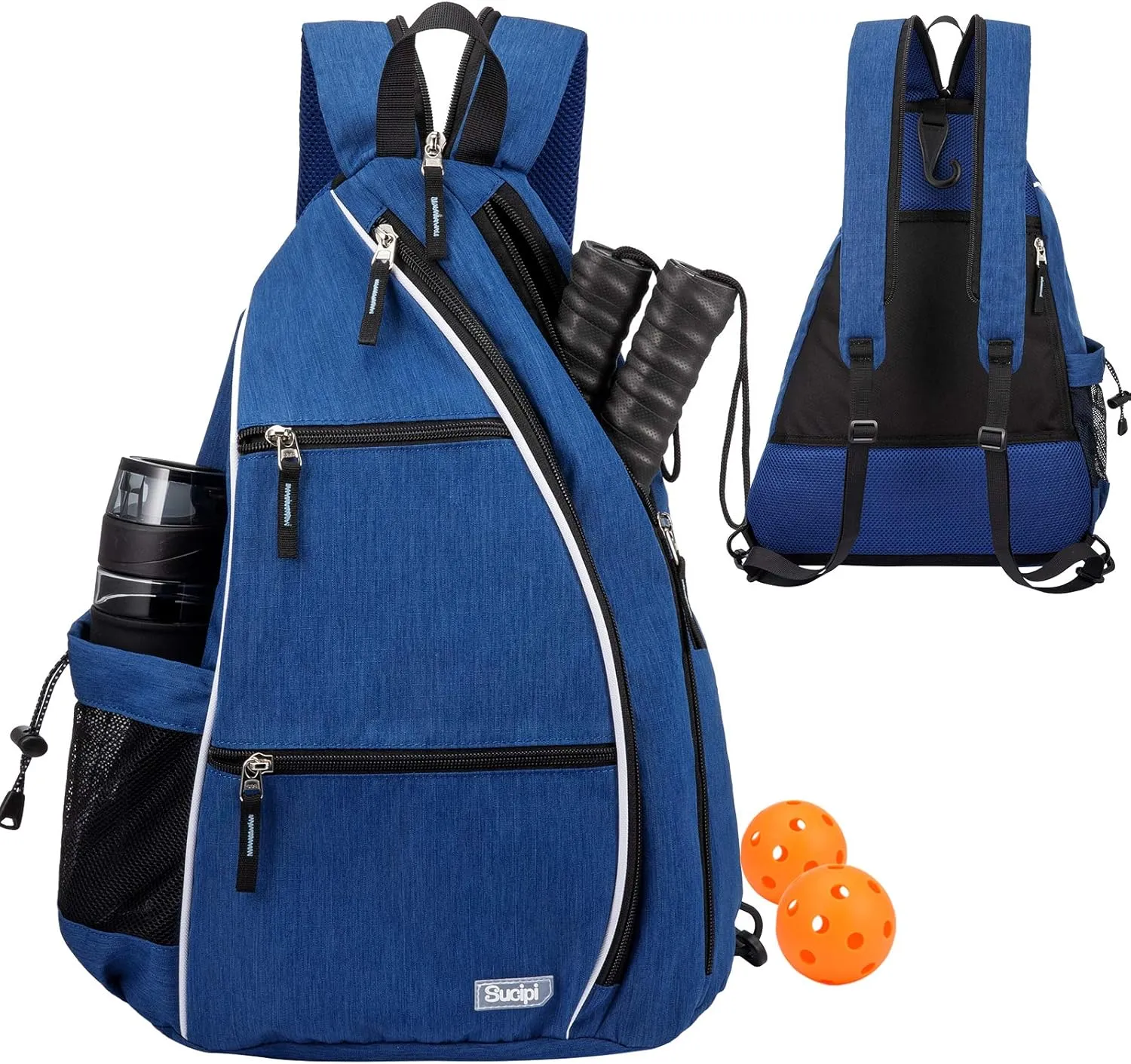 Sucipi Pickleball Bag Pickleball Backpack for Women Men Pickleball Paddle Backpack Reversible Pickleball Paddle Bag Pickleball Rackets Bags for Ladies