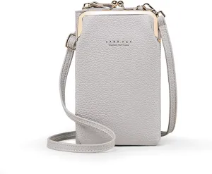 SUMGOGO Womens Crossbody Bag Cell Phone Shoulder Purse Card Wallet Handbag Satchel