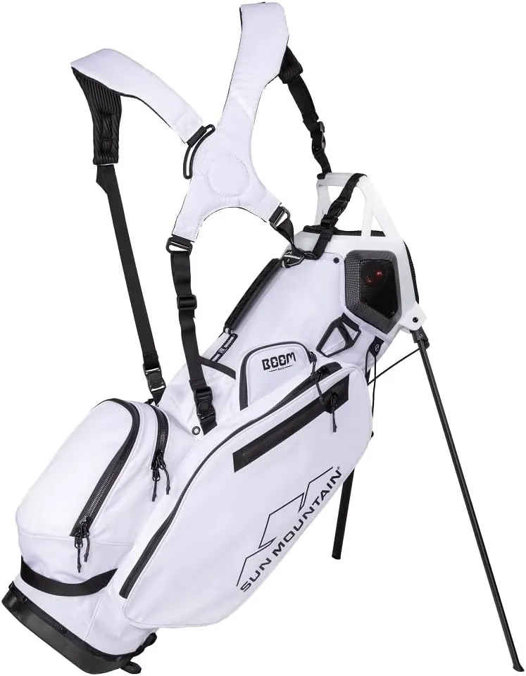 Sun Mountain 2023 Boom Golf Stand Bag White/Black