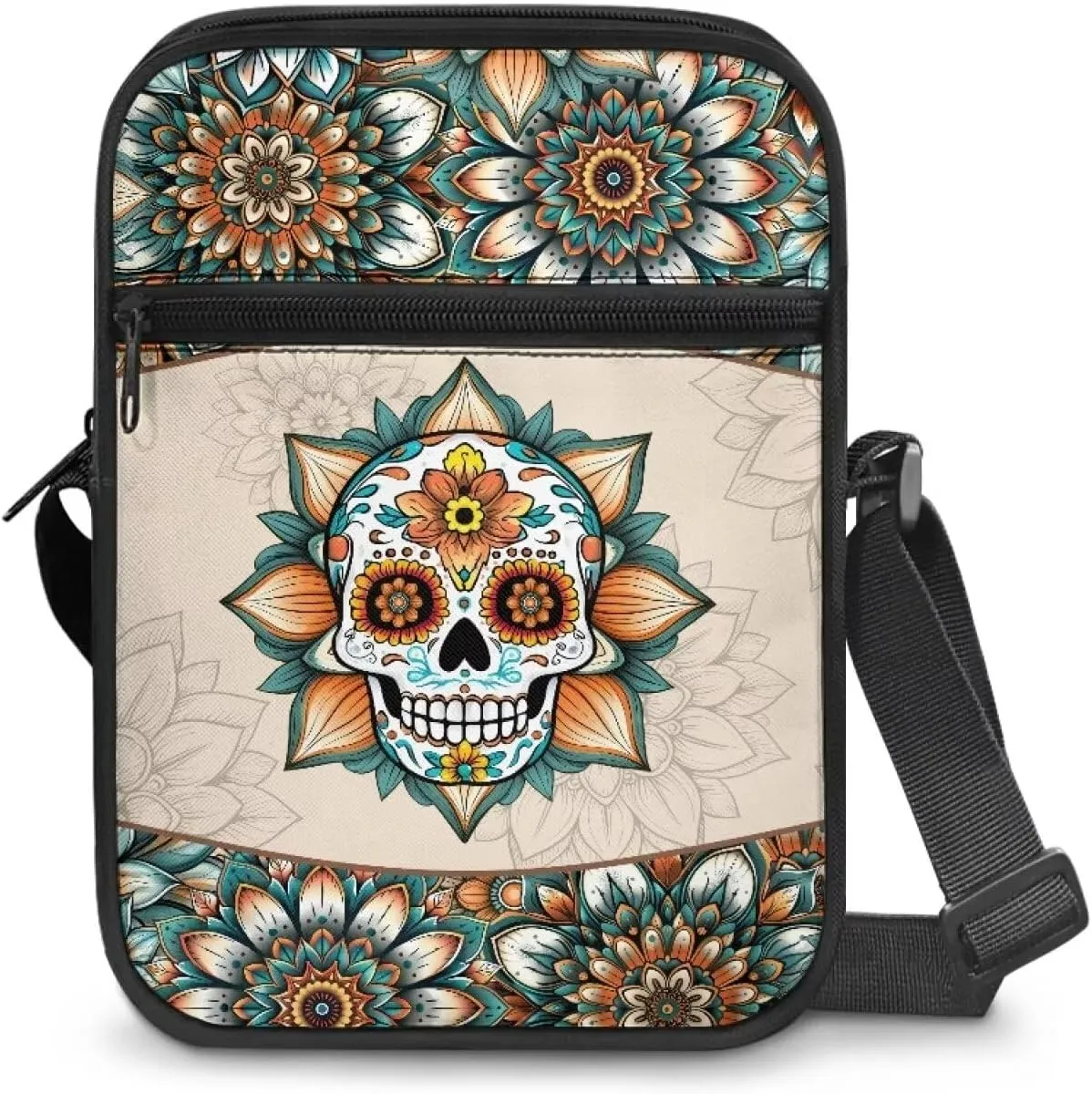 Suobstales Messenger Bag for Men Women Canvas Purse Crossbody Shoulder Bag Casual Sling Pack for Work Business Sport Travel