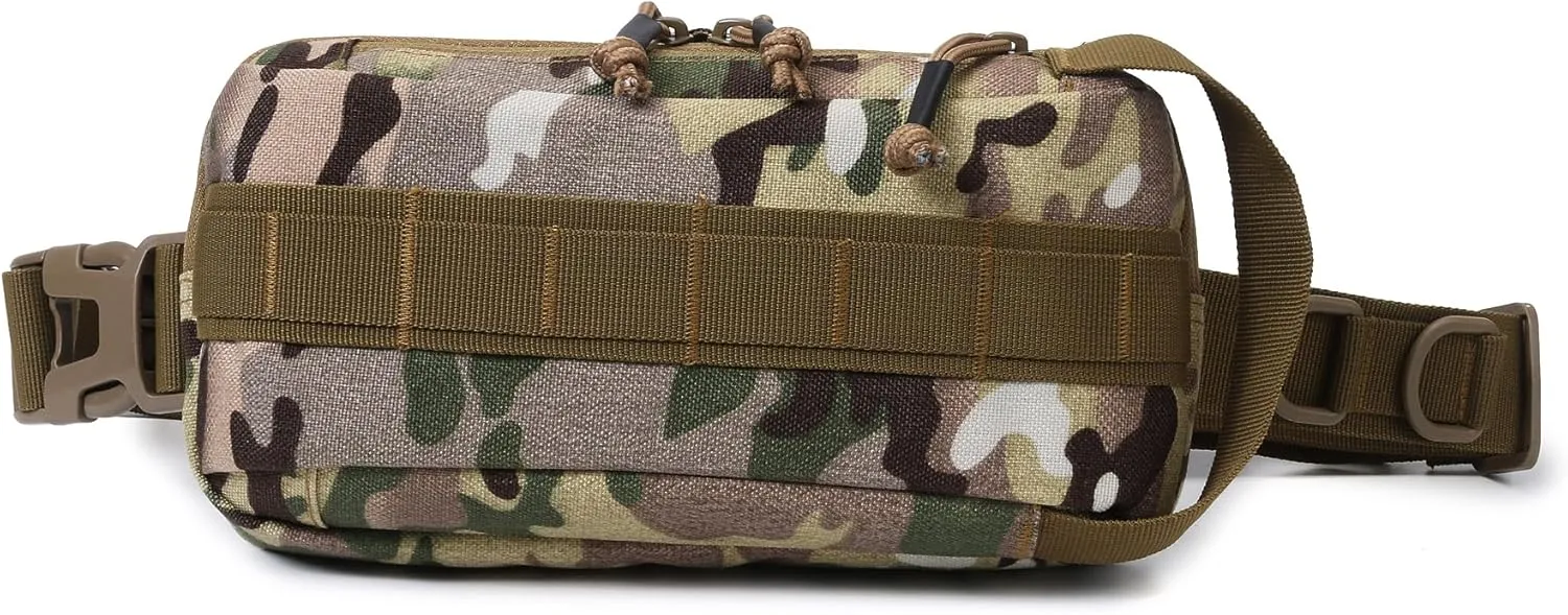 Tactical Ammo Pouch Firearm Ammunition Carrier Bag Tactical Drop Pouch Sub Abdominal Carrying Kit Bag Rifle Carbine Pistol Revolver Ammos Transportation Soft Case Hunting Shooting Fanny Pack