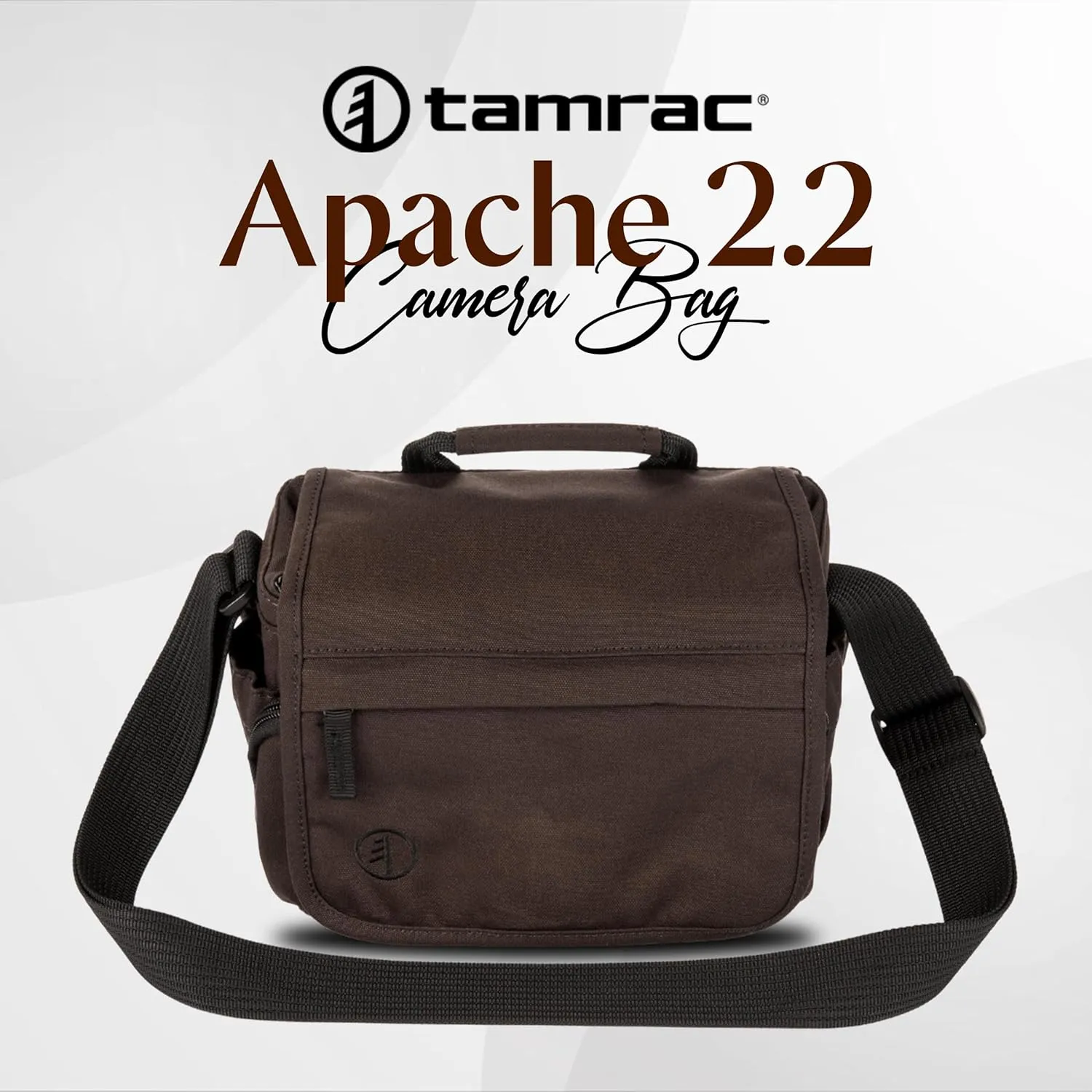Tamrac Apache 2.2 Camera Bag for Photographers, Camera Case for Photography Accessories, Shoulder Bag for Compact DSLR and Mirrorless Cameras, Crossbody Camera Bag – Black