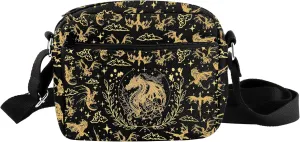 TOBGBE The 13 T of Glass Gifts M Blackbeak Crossbody Bag Fantastic Reader Bookish Gift T of Glass Series Inspired Shoulder