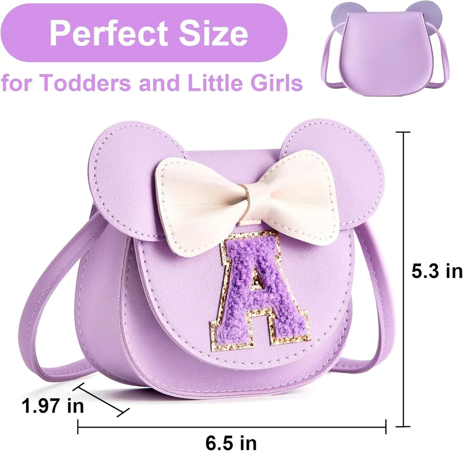 Toddler Purse Gifts for Girls, Little Girl Purse Kids Wallet Crossbody Bag Birthday Gifts for 3-8 Year Old Girl