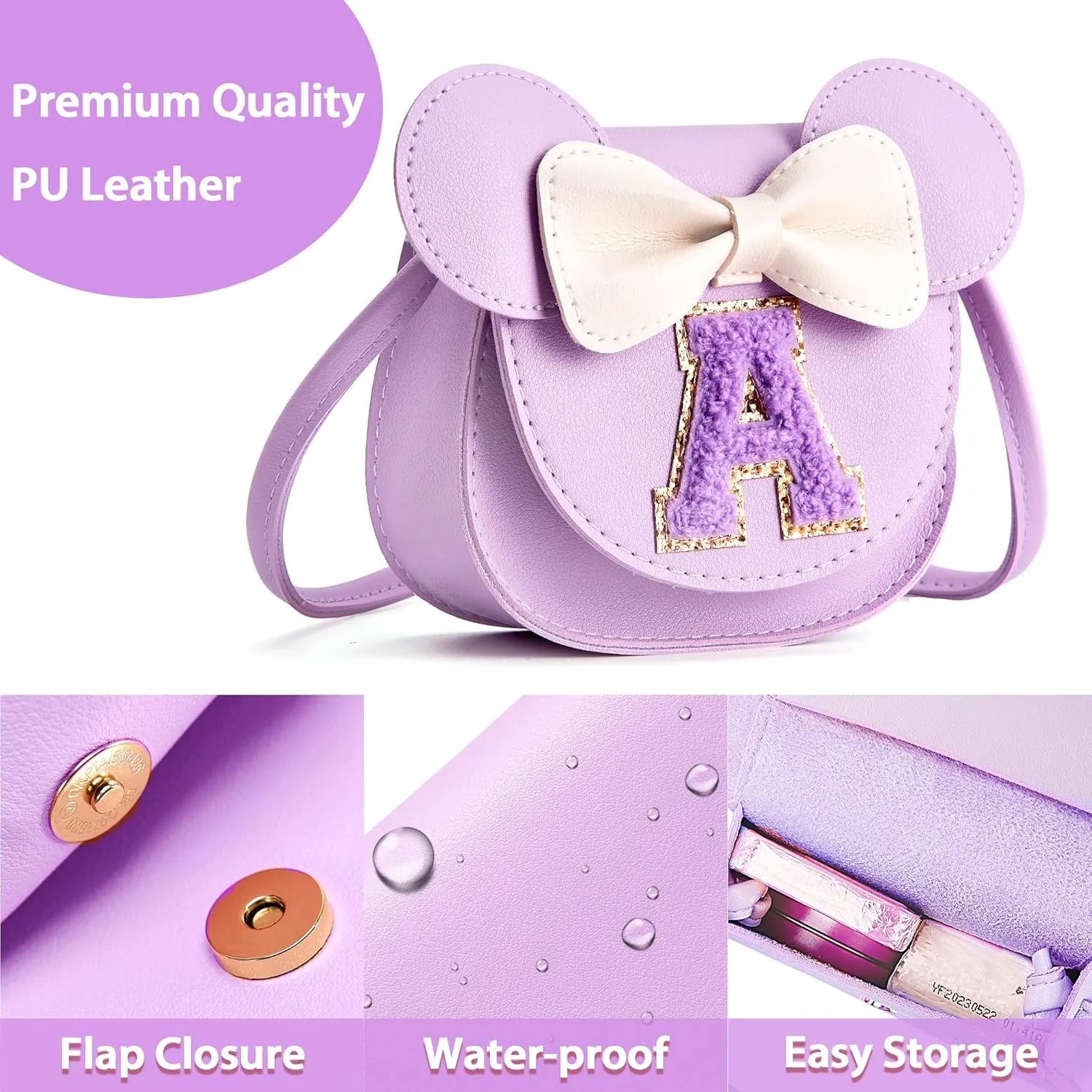 Toddler Purse Gifts for Girls, Little Girl Purse Kids Wallet Crossbody Bag Birthday Gifts for 3-8 Year Old Girl